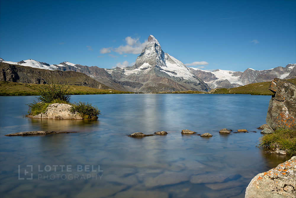 Stellisee, a mountain Lake